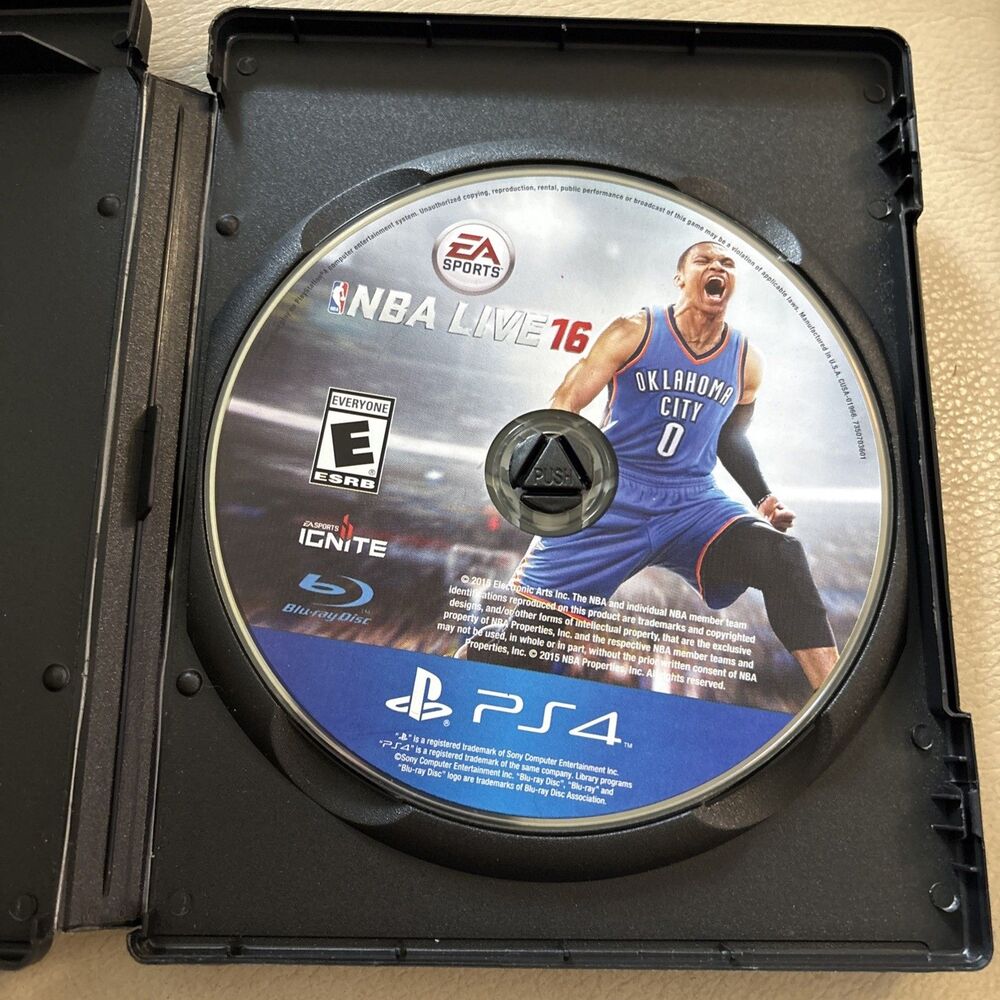 NBA Live 16 (2015) Sony Playstation 4 PS4 ONLY DISK